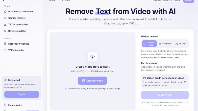 VideoTextRemover
